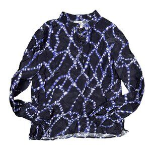 Baum Und Pferdgarten Equestrian Blue Rope Malosa Top Women's Size 40 / Medium